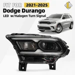 For 2021-2025 Dodge Durango Black W/ Halogen Signal Led Headlight Driver Left. Fixed Price $158.99.