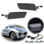 For Porsche Macan 2014-2024 Front Bumper White Led Side Marker Light Smoked Lens. Fixed Price $32.99.