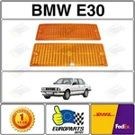 1989-1993 Bmw E30 Late Model Oem Zkw Orange Turn Signal Blinker Lens 2-piece Set. Fixed Price $59.80.