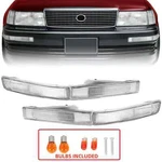 Pair Front Bumper Turn Signal Lights Lamps W/bulbs For Lexus Ls400 Ls 400 90-94. Fixed Price $42.95.