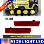 Fit Jeep Rear Side Marker Light Housing Cj5 Cj7 1972-1980 Red Lens Lights Pair. Fixed Price $15.48.