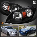 Fits 2005-2010 Chevy Cobalt 07-09 Pontiac G5 05-06 Pursuit Black Headlights Lamp. Fixed Price $75.38.