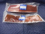 New Nos Set 1969-89 Porsche 911 Front Turn Signal Lens Amber Lamp. Fixed Price $275.00.
