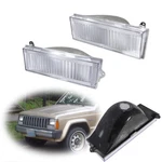 2 Clear Front Bumper Turn Signal Light For 84-96 Jeep Cherokee Wagoneer Comanche. Fixed Price $19.99.