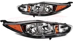 Pair Left Right Headlights Assembly For 2014-2018 Ford Fiesta 1.6l L4 Fo2502325. Fixed Price $153.99.