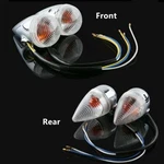 Clear Bullet Front/rear Turn Signal Light Fit For Yamaha Xv1900 2006-2014 Tcmt. Fixed Price $106.00.