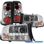 Fits 1997-2004 Dodge Dakota Crystal Smd Led Drl Headlight Tail Light Brake Lamp. Fixed Price $155.76.