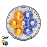 United Pacific 14led 4" Round Double Fury Light Amber & Blue Led 1 Unit. Fixed Price $32.95.