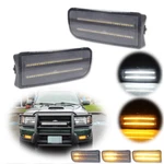 Clear Sequential Amber Led Drl Front Signal Lights For Toyota 1999-2002 4runner. Fixed Price $64.99.