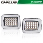 Fit For 03-09 Hummer H2 Chrome Led Corner Signal Lights Parking Lamps Lh+rh. Fixed Price $40.20.