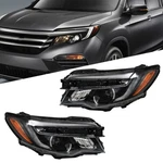 For Honda Pilot 16-18 Ridgeline 17-20 W/ Led Drl Projector Headlights Clear Lens. Fixed Price $230.53.