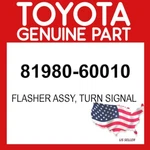 Toyota Genuine 81980-60010 Flasher Assy Turn Signal Oem 8198060010. Fixed Price $48.42.