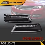 Pair Clear Lens Led Drl Fog Lights Wiring Switch Kit Fit For 14-20 Chevy Impala. Fixed Price $49.22.