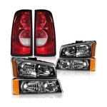 Headlights Tail Lights Assembly Combo Compatible With 2003-2006 Chevy Silvera.... Fixed Price $131.88.