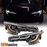 For 2020+ Toyota Corolla L Le Us Built Model Led Projector Headlights - Black. Fixed Price $253.99.