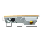 Tyc 18-6120-01-9 Capa Certified Side Marker Light For 08-14 Dodge Challenger. Fixed Price $18.99.