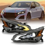 Full Led Projector Headlights Headlamps Lh+rh For 2023 2024 2025 Nissan Altima. Fixed Price $221.99.