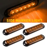 Amber 6-led Clearance Side Marker Lights Truck Trailer Turn Signal Light Trucks. Fixed Price $14.24.