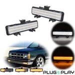 For Chevy S10 Blazer 1983-1994 Clear Lens Switchback Led Drl / Turn Signal Light. Fixed Price $64.99.