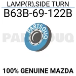 B63b69122b Genuine Mazda Lamp(r),side Turn B63b-69-122b. Fixed Price $35.49.