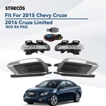 Pair Fog Light Bezel For 2015 Chevy Cruze 2016 Limited W/o Rs Pkg W/ Led Drl. Fixed Price $164.00.