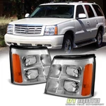 2003-2006 Cadillac Escalade Headlights Headlamps Replacement For 03-06 Hid Model. Fixed Price $181.99.