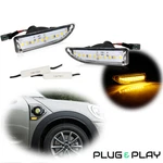 Clear Amber Led Front Side Marker Signal Lights For 17-up Mini Cooper Countryman. Fixed Price $14.99.
