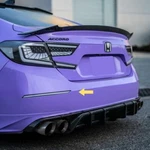 Clear Led Rear Bumper Reflector Lights For Honda Accord 10th Gen 2018-2022 Lamps. Fixed Price $53.69.