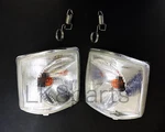 Land Rover Discovery 1 1994-1999 White Clear Front Indicator Lamp Light Set New. Fixed Price $76.91.