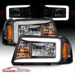 Led Bar 01-11 For Ford Ranger Pickup Truck Running Light Black Headlights. Fixed Price $199.95.