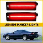 Smoked Black Lens Rear Bumper Side Marker Led Lights For 1993-2002 Chevy Camaro. Fixed Price $18.04.