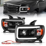 Led 15 16 17 18 19 20 21 22 For Gmc Canyon Drl Black Projector Headlights. Fixed Price $339.58.