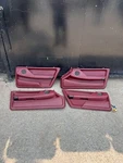 1988-1994 Jaguar Xj6 Genuine Full Set All 4 Interior Door Panels Red Leather Oem. Fixed Price $1124.96.