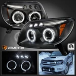 Black Fits 2003-2005 Toyota 4runner Sport Led Halo Projector Headlights Lamps. Fixed Price $172.38.