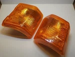 Front Turn Signal Light Lens Set Amber Left & Right 1980-1991 Volkswagen Vanagon. Fixed Price $106.21.