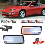 2x Clear Switchback Led Front Bumper Signal Lights For 90-96 Nissan 300zx Z Z32. Fixed Price $89.99.