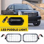 2pcs Led Side Mirror Lights Puddle 6000k For 2007-2012 Chevrolet Chevy Avalanche. Fixed Price $17.99.