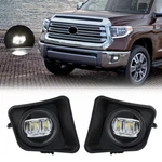 Fits 2014-2021 Toyota Tundra Front Bumper Pair Fog Lights Lamps Include Bulbs. Fixed Price $49.81.