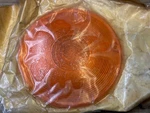 1957-1968 Dodge Truck Nos Mopar Amber Fender Mounted Signal Light Lens. Fixed Price $55.00.