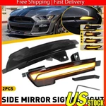 For Ford Mustang S550 2015-2020 Led Side Mirror Lamp Turn Signal Light Blinker B. Fixed Price $27.54.