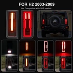 Smoked Led Tail Brake Turn Signal Reversing Light For 2003-2009 Hummer H2 Suv. Fixed Price $288.00.