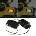 2pcs Fender Turn Signals Led Lights W/ White Drl For Jeep Wrangler Tj 1997-2006. Fixed Price $28.39.