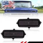 2pcs Smoke Front Parking Turn Signal Lenses For 1960-1966 Chevrolet Pickup Truck. Fixed Price $29.99.