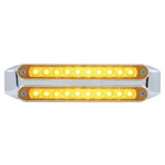 Dual 10 Led 6 1/2" Turn Signal Light Bars - Amber Led/amber Lens. Fixed Price $57.86.