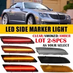 2-40 Smoke Clear Amber Front Rear Side Marker Light For 04-08 Chrysler Crossfire. Fixed Price $53.99.