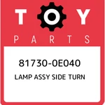 81730-0e040 Toyota Lamp Assy Side Turn 817300e040, New Genuine Oem Part. Fixed Price $50.36.