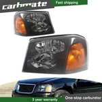 For Gmc Envoy 2002-2009 Black Housing Clear Lens Headlights Assembly Pair. Fixed Price $97.88.