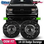 Fog Light Fits 2014-2018 Dodge Durango Pair Clear Lens Lamp Bumper Replacement. Fixed Price $37.99.