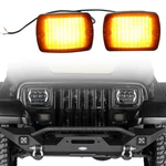 Replaced Turn Signal Lights Led Amber Lens Lamps For 1987-1995 Jeep Wrangler Yj. Fixed Price $26.11.