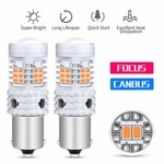 2x Ba15s 7506 1156 P21w Led Turn Signal Light Bulb Canbus Amber/yellow 2800lm. Fixed Price $18.99.
